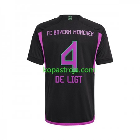 Billiga Fotbollströjor Bayern München Matthijs de Ligt 4 Borta tröja 2023/24 Kortärmad